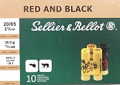 Náboj S&B 20x65 RED&BLACK 3,5mm