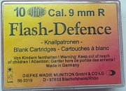 Náboj Wadie 9mm R. Flash Defence 10ks