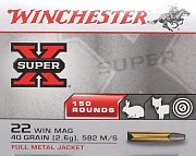 Náboj Winchester .22WMR FMJ 40gr 150ks