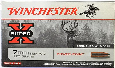 Náboj Winchester 7mm Rem. Mag. 11,34g PP 20 ks