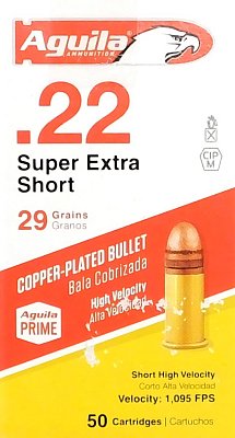 Náboje AGUILA .22 Short Super Extra HV SP 50ks