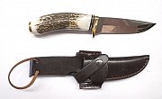 Nůž lovecký s parohovou rukojetí 11 cm