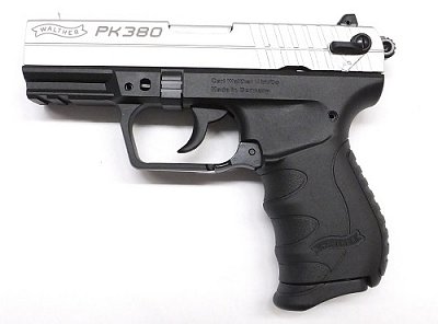 Pistole Walther PK380 nikl r. 9mm Browning