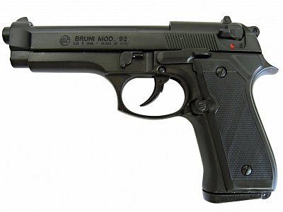 Plynová pistole BRUNI mod. 92 černá r. 9mm P.A.