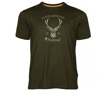 Triko PINEWOOD Red Deer 5452-100 zelené vel.  4XL