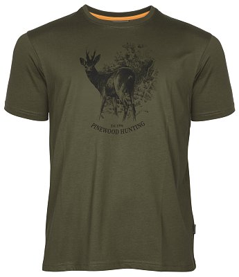 Triko PINEWOOD Roe Deer 5455-107 olivové vel. M