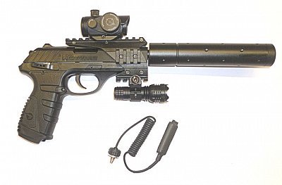 Vzduchová pistole Gamo Blowback P-25 Tactical