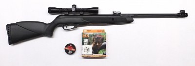 Vzduchová puška GAMO BLACK BEAR IGT set r. 4,5mm