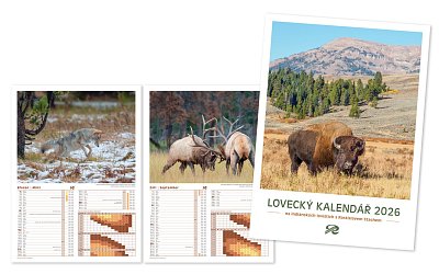 Kalendář lovecký REMBRANDT 2026