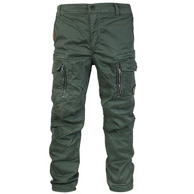Kalhoty YAKUZA PREMIUM 3753 Cargo Dark Olive vel.  3XL