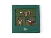 Kapesníky sada HEDVA 3 ks zelené