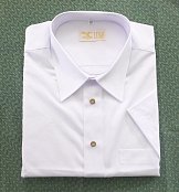 Košile LUKO 024163 bílá, krátký rukáv vel. 37