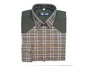 Košile LUKO 222204-2 flanel dlouhý rukáv vel.  47