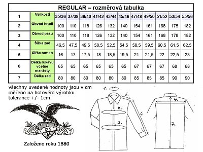 Košile LUKO 252207 hnědý manšestr vel.  56