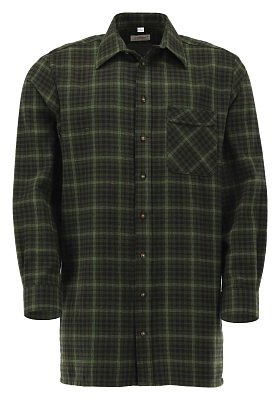 Košile ORBIS 400001-4343 flanel zelená kostka vel.  41/42
