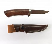Lovecký nůž dřevěnou rukojetí 9 cm
