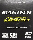 Magtech 9mm Browning +P JHP Guardian Gold 20ks