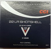 Náboj CCI .22 LR Shotshell brokový 20 ks