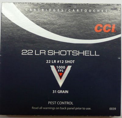 Náboj CCI .22 LR Shotshell brokový 20 ks