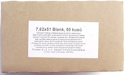 Náboj DAG .308Win. BLANK 50ks
