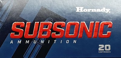 Náboj HORNADY .45-70 Govt. Subsonic 410gr. SUB-X 20ks