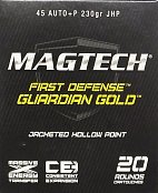 Náboj MAGTECH 45Auto +P Guardian Gold JHP 14,9g 20ks