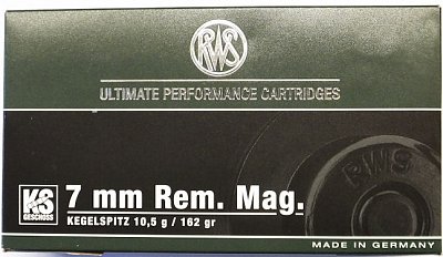 Náboj RWS 7mm Rem. Mag. KS 10,5g 20 ks