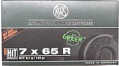 Náboj RWS 7x65R HIT 9,1g Green 20 ks