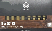 Náboj RWS 8x57 JS ID Classic 12,8g 20 ks