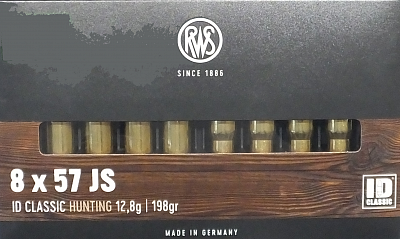 Náboj RWS 8x57 JS ID Classic 12,8g 20 ks