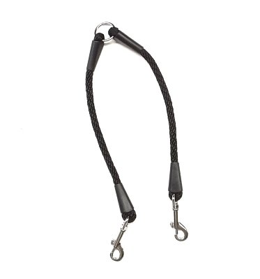 Rozdvojka B&F lanová spirála 10mmx40 cm černá