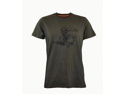 Triko C.I.T. s potiskem zelené vel.  3XL